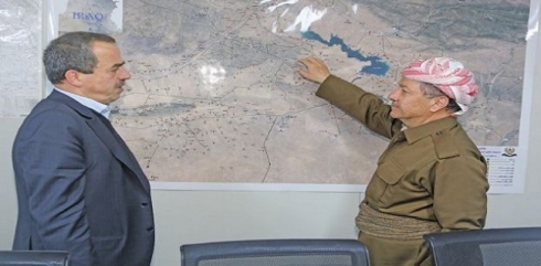 Barzanî: Cografiya nû bi xwînê tê nexşandin