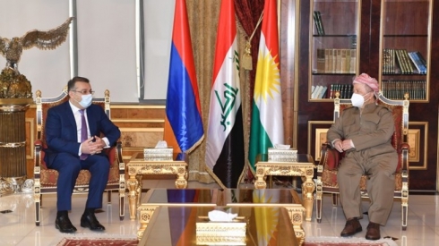 Cîgirê wezîrê derve yê Ermenistanê li Hewlêrê ye