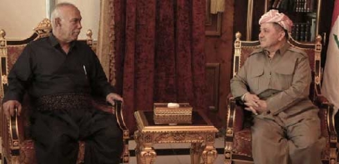 Barzanî û Newşîrwan Mistefa di civînê de ne