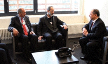 Serokê Herêmê digel “Mu`az Xetîb” civiya