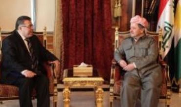 Serokê Herêma Kurdistanê pêşwaziya Konsolê Giştî yê Desthilata Filistîn li Herêma Kurdistanê kir