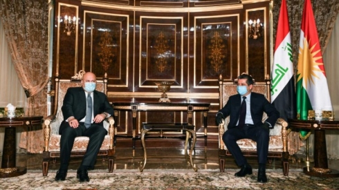 Serokê hikûmetê pêşwazî li serokê tîma lêkolînên navdewletî yê tewanên DIŞIê kir