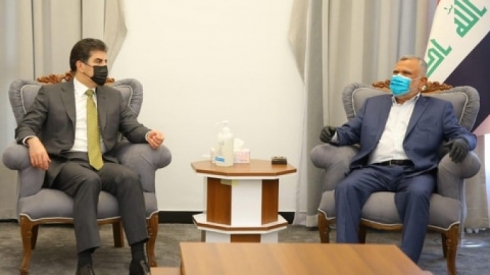 Nêçîrvan Barzanî û Hadî Amerî civiyan