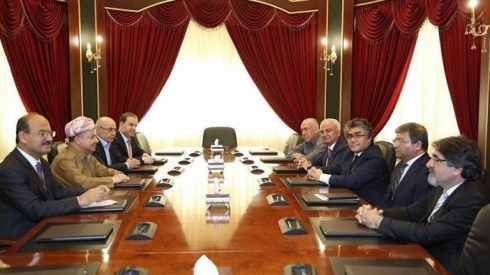 Serok Barzanî li gel Serokê PAKê civiya