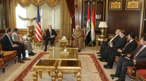 Serok Barzanî li gel balyozê Amerîkayê civiya