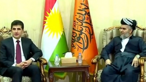 Nêçîrvan Barzanî û Elî Bapîr civiyan