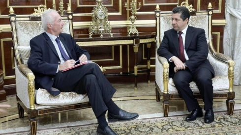 Mesrûr Barzanî li gel şandeke Yekîtiya Ewrûpayê civiya