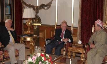 Barzanî bi general Jay Garner û kolonel Nab re civiya