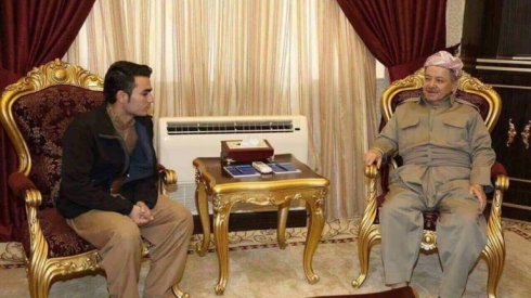 Serok Barzanî pêşwaziya gencê jêhatî yê Kerkûkê kir