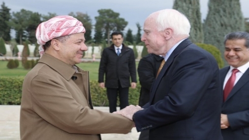 Serok Barzanî: Piştgîriyên McCain bo gelê Kurd nayên jibîr kirin