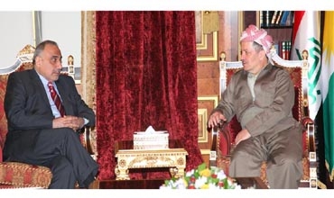 Serok Barzanî û Adil Ebdulmehdî li Selahedînê civiyan