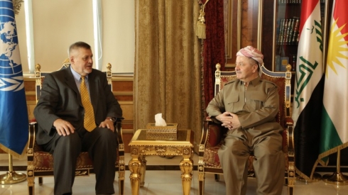 Serok Barzanî pêşwaziya Jan Kubis kir