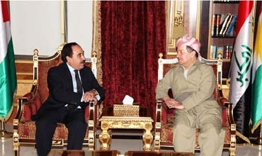 Serok Barzanî pêşwazî li wezîrê saxlemiyê yê Urdinê kir