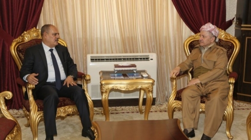 Serok Barzanî li gel Serokê sendîkayê Rojnamevanên Îraqê civiya