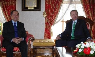 Serokê Herêma Kurdistanê û Serok Wezîrê Tirkiye civiyan