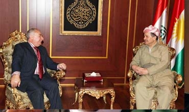 Serokê herêma Kurdistanê pêşwazî li Mistefa El Anî kir