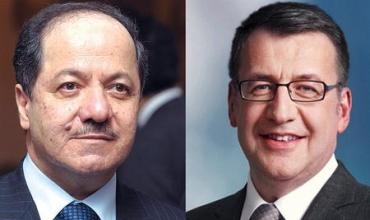 Wezîrê Derve Yê Beljîkayê Pêşwaziya Serok Barzanî Kir