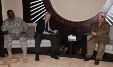 Serokê Herêma Kurdistanê pêşwaziya Balyoz û Fermandeyê Giştî yê Hêzên Emerîka li Iraqê kir