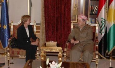 Serokê Herêma Kurdistanê pêşwaziya Seroka Nûnertiya Yekîtiya Ewrupa li Iraqê kir