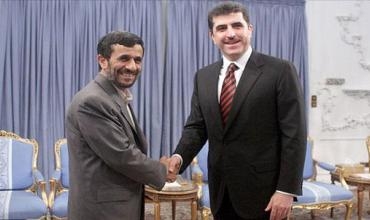 Nêçîrvan Barzanî ligel Ehmedî Nejad civiya