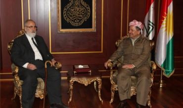 Serokê Herêma Kurdistanê pêşwaziya Mîr Tehsîn Beg kir