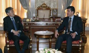 Nêçîrvan Barzanî pêşwaziya Kunsiliê Japonê li Îraqê kir