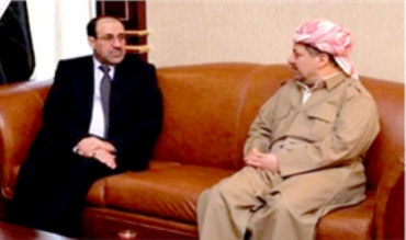 Serok Barzanî serdana Bexdadê kir û bi serokwezîr Malikî re kom bû