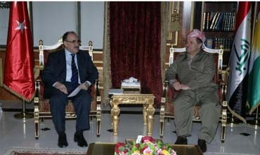 Serok Barzanî û Beşîr Atalay li Selahedînê civiyan