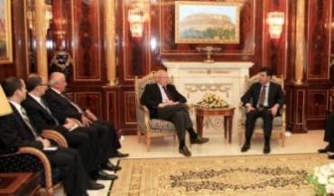 Serokê Hikumeta Herêma Kurdistanê pêşwaziya Kunsilê Emrîka li Îraqê