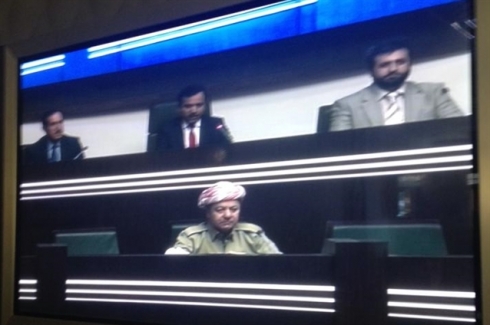 Barzanî gihîşte Parlamentoya Kurdistanê