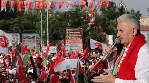 Yildirim li Diyarbekrê behsa Orşelimê kir