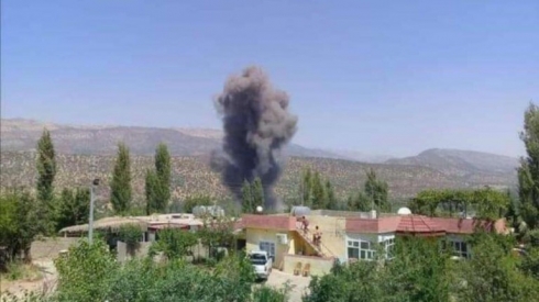 Balefirên Tirkiyeyê du gundên devera Berwarî bordiman kirin