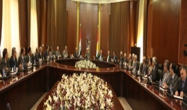 Serokê Herêma Kurdistanê li gel Sekreter û Endamên Serkirdayetiya Partiya Demokrata Pêşketiya Kurd li Sûriye civiya