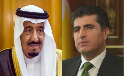 Serokê Herêma Kurdistanê serxweşiyê li Şahê Siûdiye kir