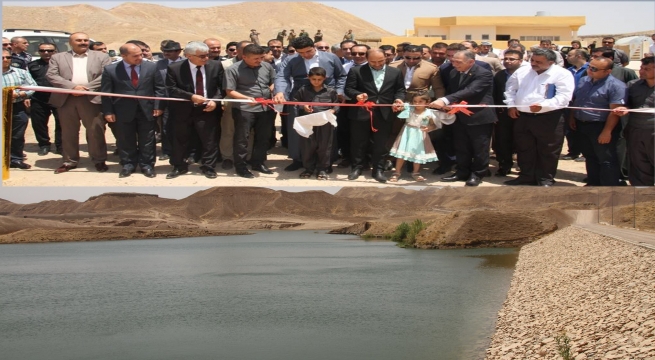 بە تێچووی پتر لە 4 ملیۆن و 623 هەزار دۆلار بەنداوی قادركەرەم كرایەوە کەتوانای كۆكردنەوەی 1.400.000 م٣ ئاوی هەیە