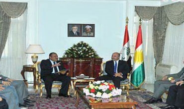 Barham Salih meets with Kurdistan Contractors Union