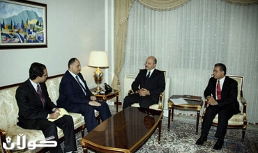 Serokê HHKurdistanê pêşwazî li balyozê misrê yê li Îraqê kir