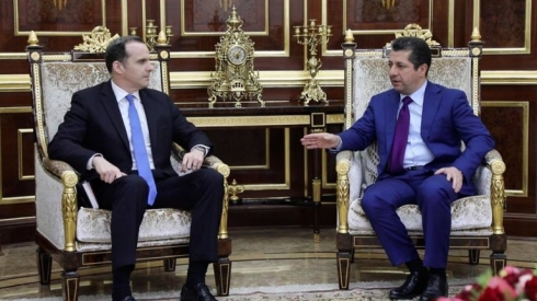 Mesrûr Barzanî û McGurk civiyan