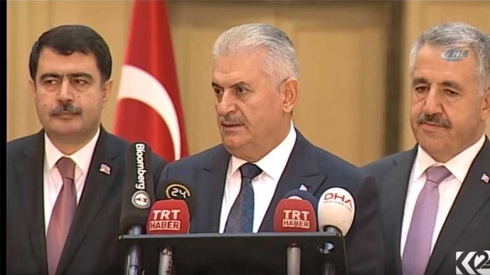 Yildirim :Girtina parlementeran li ser banga dozgeran bû