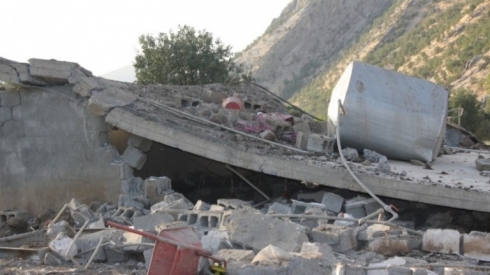 Artêşa Tirkiyeyê xaniyên xelkê sivîl bordiman kir