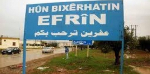 Li Efrîn Asayişa PYDê çalakvanê ku Alaya Kurdistanê belav kiribû destgîrkir