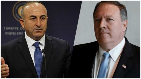 Çavuşoglu bi Pompeo re axifî