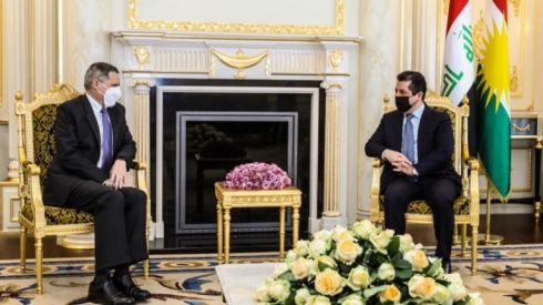 Serokwezîrê Kurdistanê li gel balyozê Amerîkayê civiya