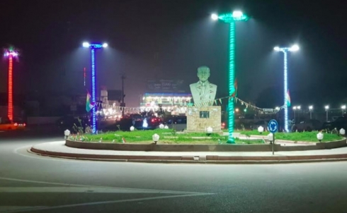 Xaniqîn bi Ala Kurdistanê pêşwaziya sala 2019 dike