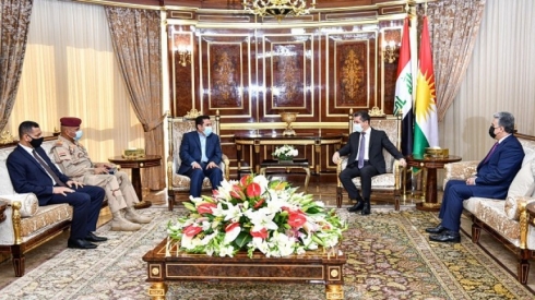 Serokwezîr li gel şandeke Îraqî civiya