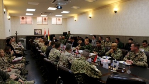 Hevpeymaniya cîhanî û wezareta pêşmerge civiyan