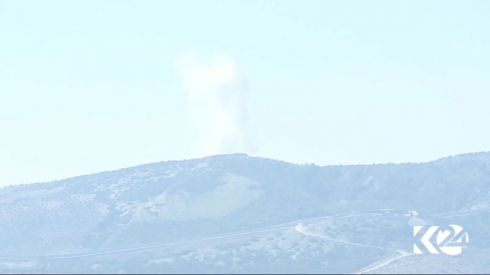 Tirkiye çiyayê Gir û Qestelê Efrînê topbaran dike