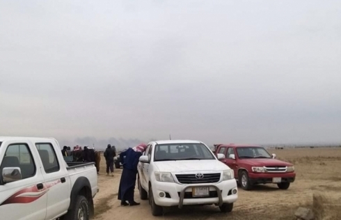 Fermandarekî Heşdî Şeibî zeviyên du gundên sînorê Dubizê dagir kirin