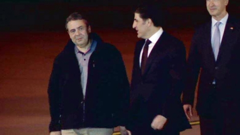 Wezîrê Derve yê Almanya şevêdin gihîşt Kurdistanê