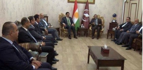 Li Hewlêrê şandeya bilind a PDKê û Yekgirtûyên Îslamî civiyan